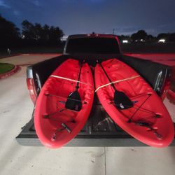 Red Lifetime Hydros Kayak 8.5'