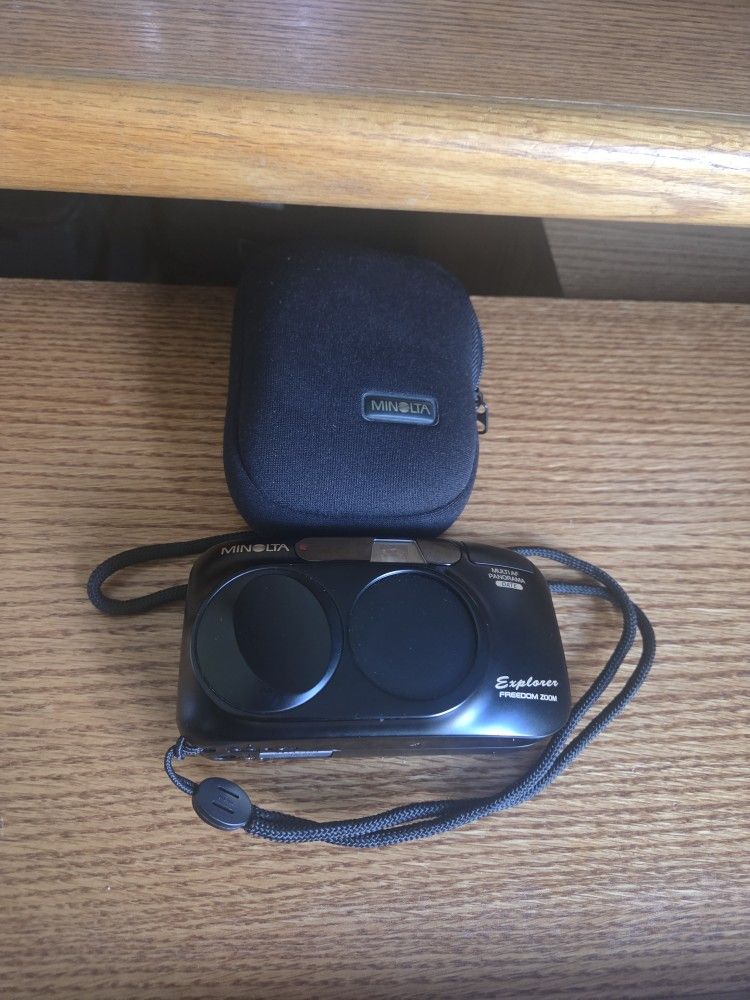 Minolta Explorer Freedom Zoom 35mm Film Camera Point and Shoot Tested