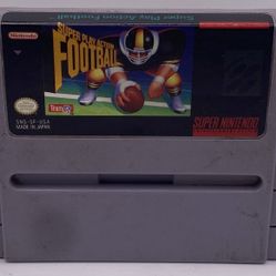 Super Play Action Football (SNES, 1992) ONLY CART/TESTED WORKS !
