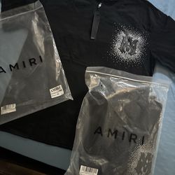 Amiri black gemstone t shirts