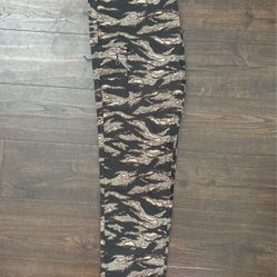 Mens Tiger Camo Camouflage Cargo Pants 31x32