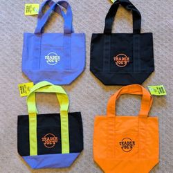 Trader Joes - Exclusive - Trick Or Treat Canvas Tote Bags
