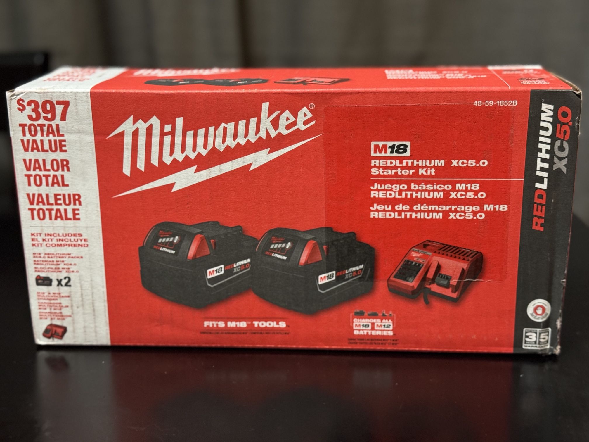 Milwaukee Battery Kit 