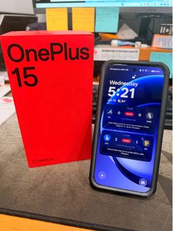 OnePlus 15, 16GB RAM + 512GB Storage, Dual-SIM, Unlocked Android Smartphone, Snapdragon 8 Elite Gen 5, 7300mAh Battery, Infinite Black
