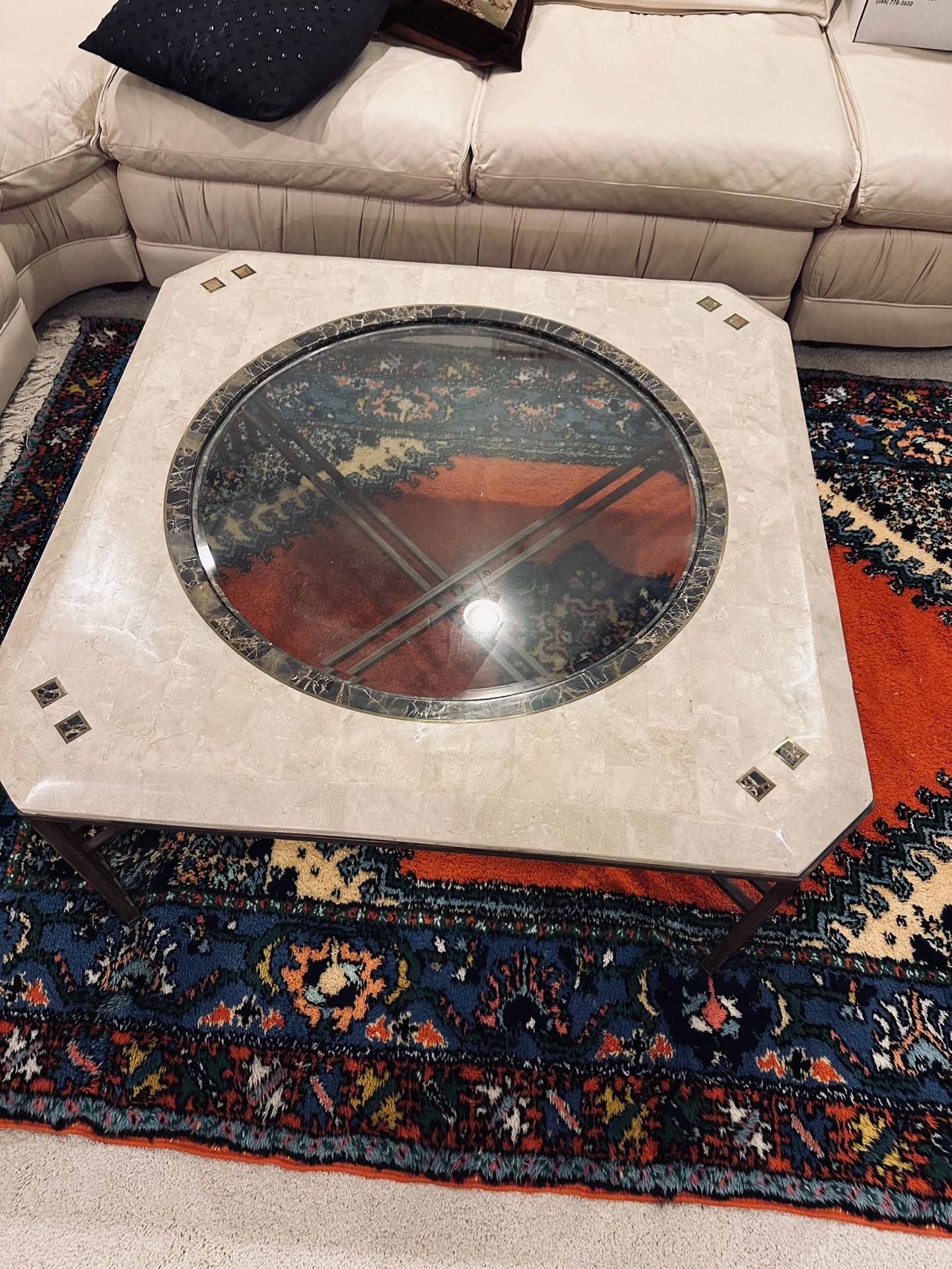 Table Coffee Or Side Stone Elegant