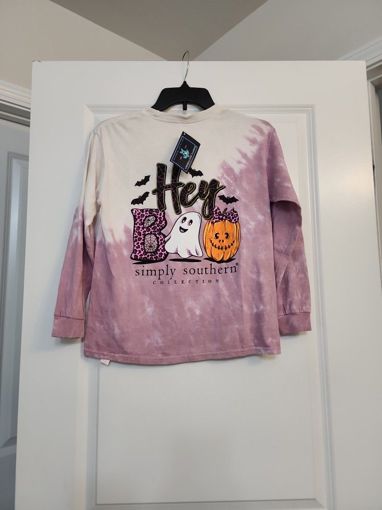 Simply Southern Halloween Shirt , Girls Medium