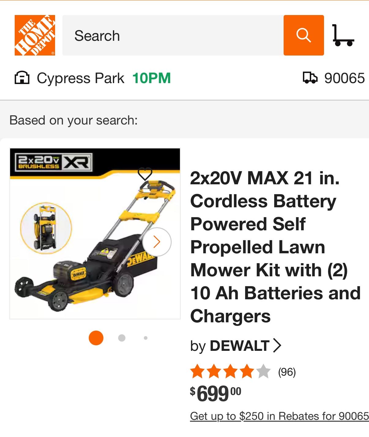 Brand New Dewalt Electric Lawn Mower 