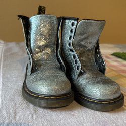 Girls Sparkle Dr Martens