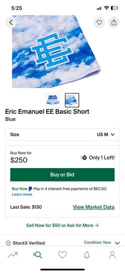 Eric Emmanuel Shorts Size M