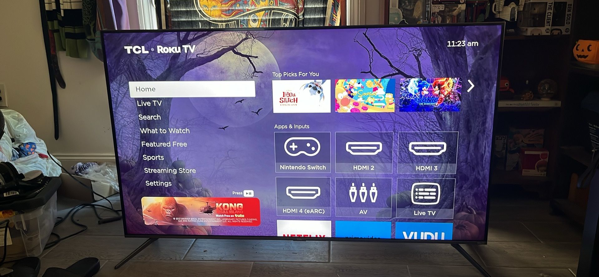 55 inch roku 4k tv