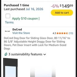 Medium/large Sized Dog Door