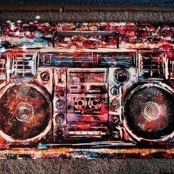 Boombox Canvas Print (Free Delivery)