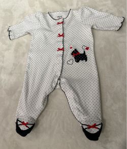 Little Me Baby Snap Up Outfit/Pajama Sleeper - 3 Mo