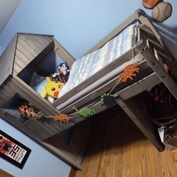 Full Size- Solid Wood Bed Frame.