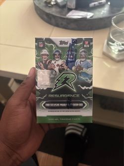 2025 Topps Resurgence NFL Trading Cards Blaster Box