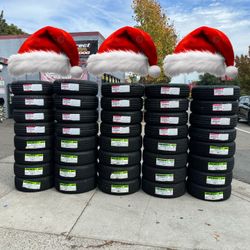215-60-16 Tires 330$ Installed Balance 