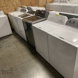 SINGLE WASHING MACHINES ELECTRIC DRYERS FRONT & TOP LOADS with ATTACHMENTS WARRANTY DELIVERY OPTIONS 