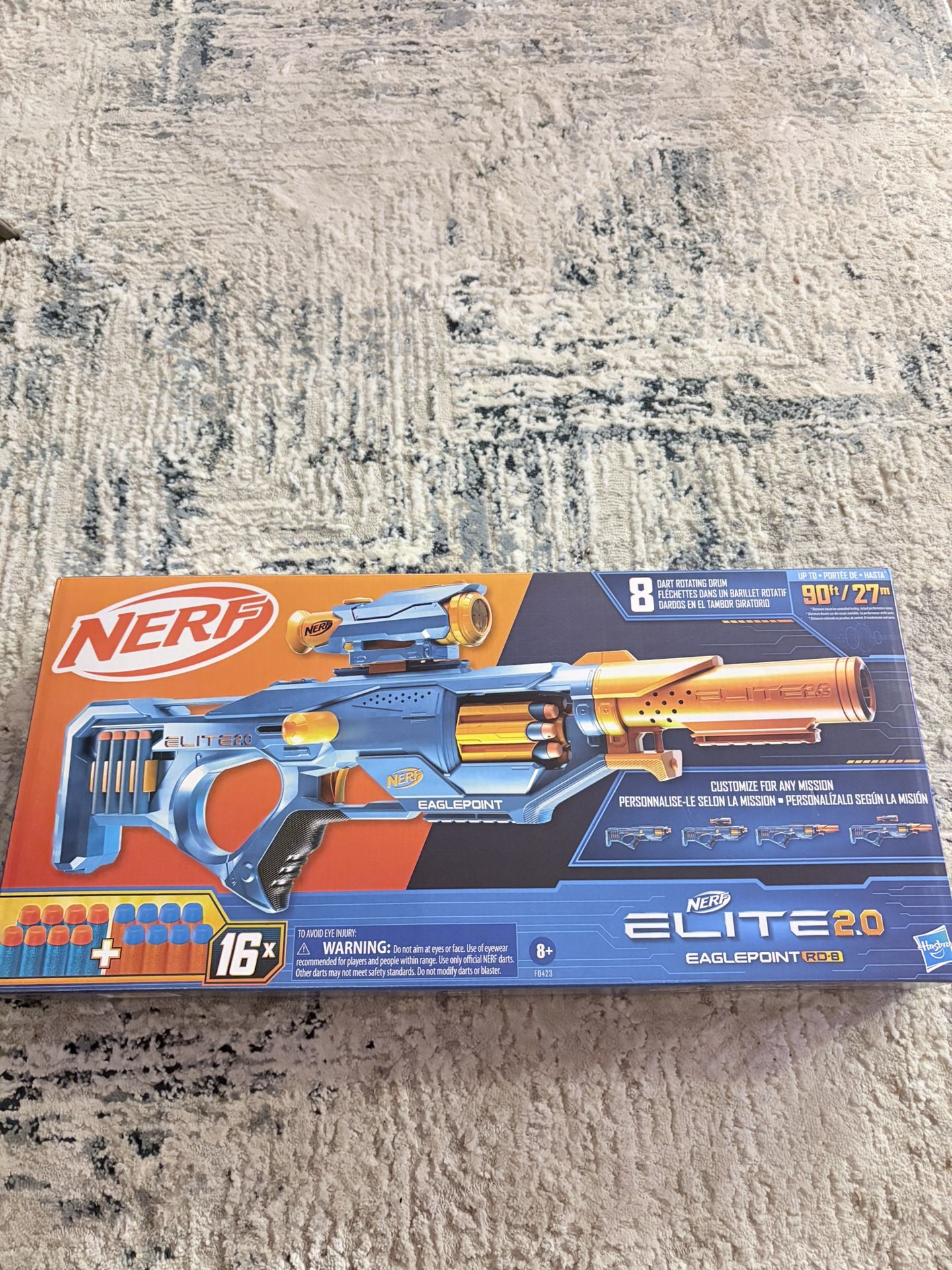 Nerf Gun Elite 2.0 Eagle point- 16 Darts
