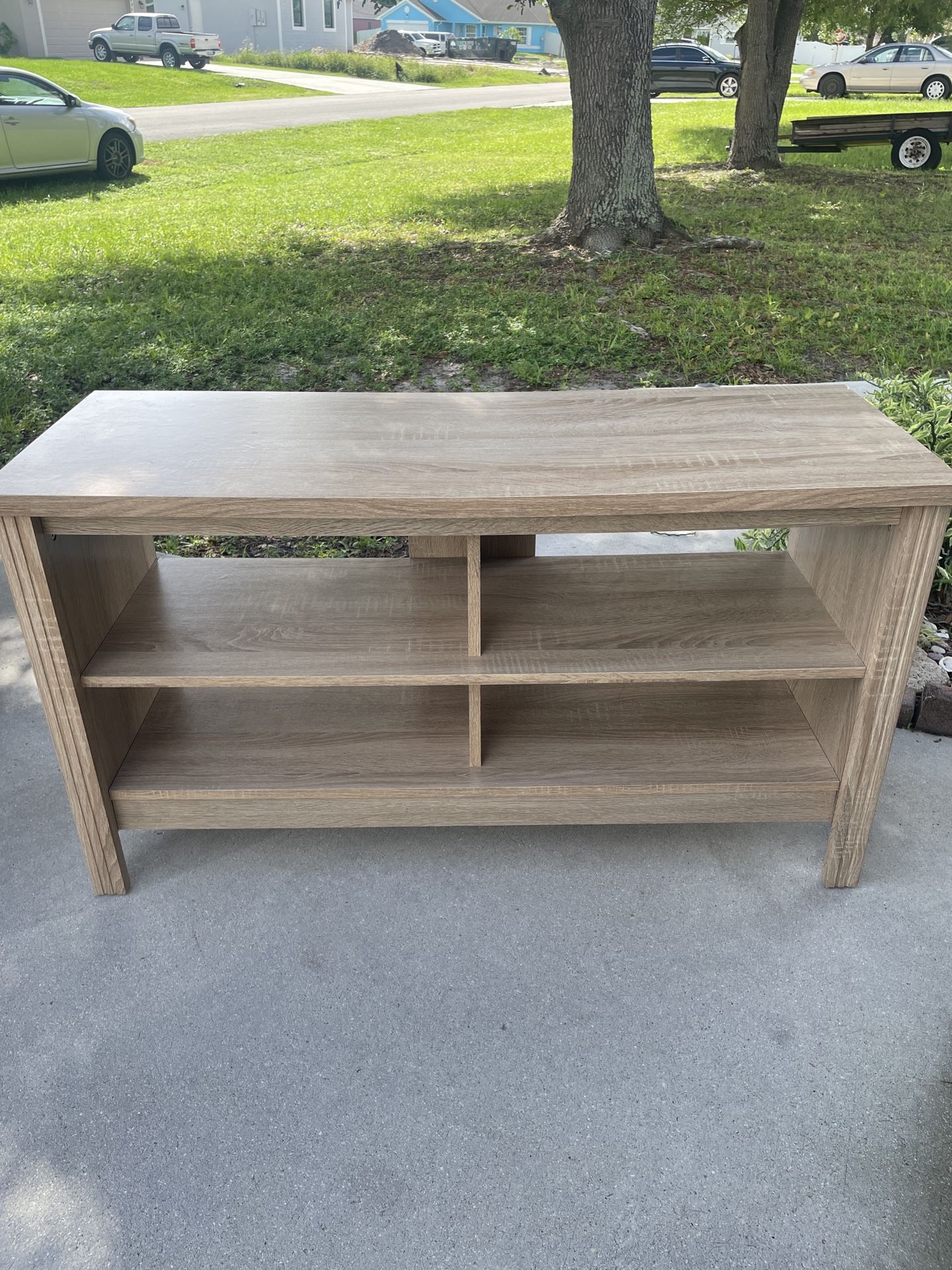 Beige TV Stand
