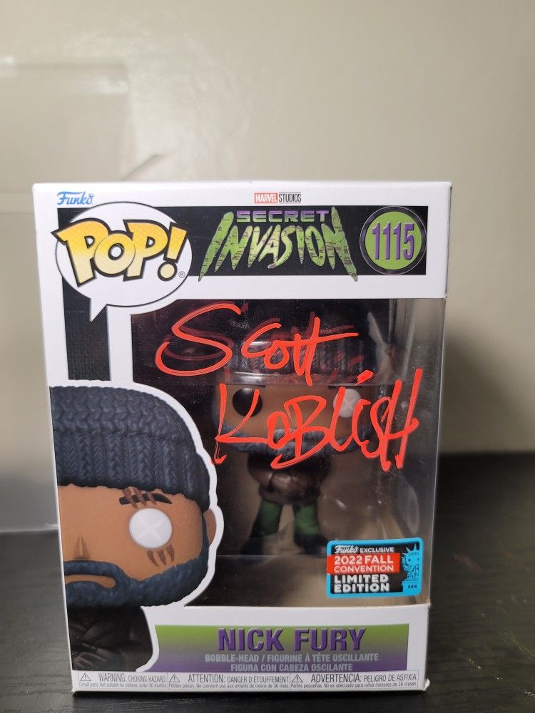 Nick Fury (Signed) 1115 FunkoPop