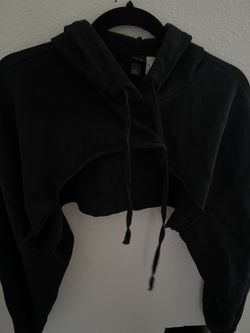 Long Sleeve Cropped Hoodie 