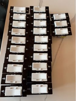Legrand dimmers. Paid 650
