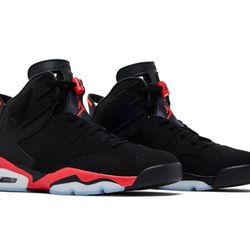 Nike Air Jordan 6 Black Reverse Infrared Salesman Men’s Size 14 CT8529-001 New With Box 