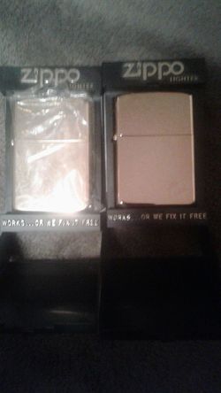 Brand new Zippo lighters