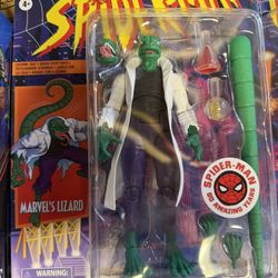 Marvel Legends Retro Carded Series Lizard 6"  Action figure Walmart Exclusive