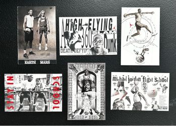 1991 Nike Trading Cards Michael Jordan/Spike Lee  COMPLETE 6 CARD SET W Box  NM