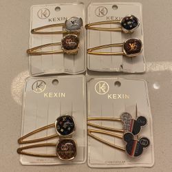 Womens Designer Hair Clip Set