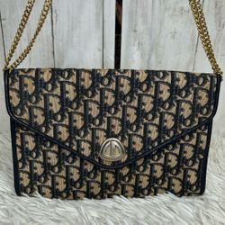 Christian Dior Trotter Chain Shoulder Bag