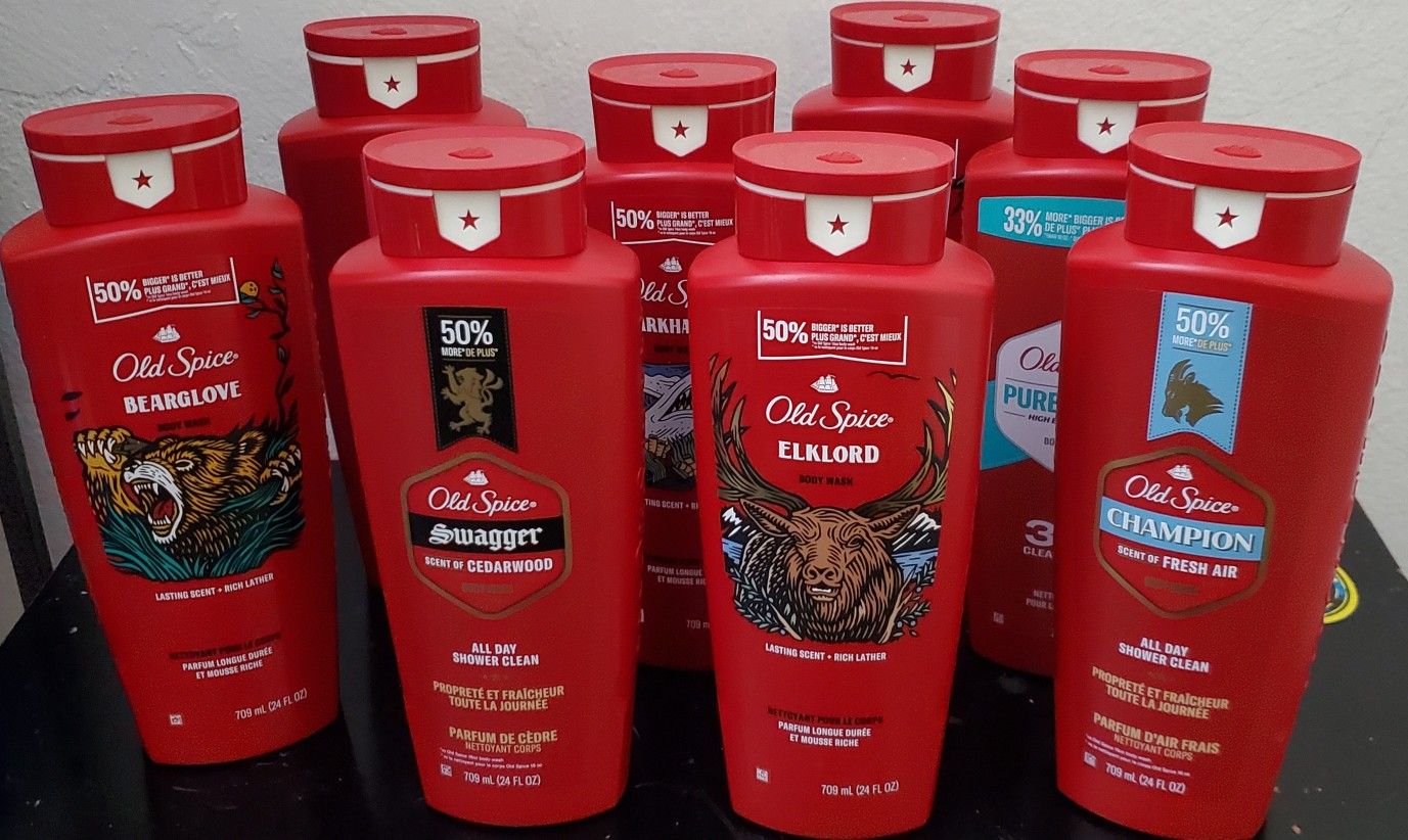 Old Spice Body Wash Variety Scents 24oz $5 Each 