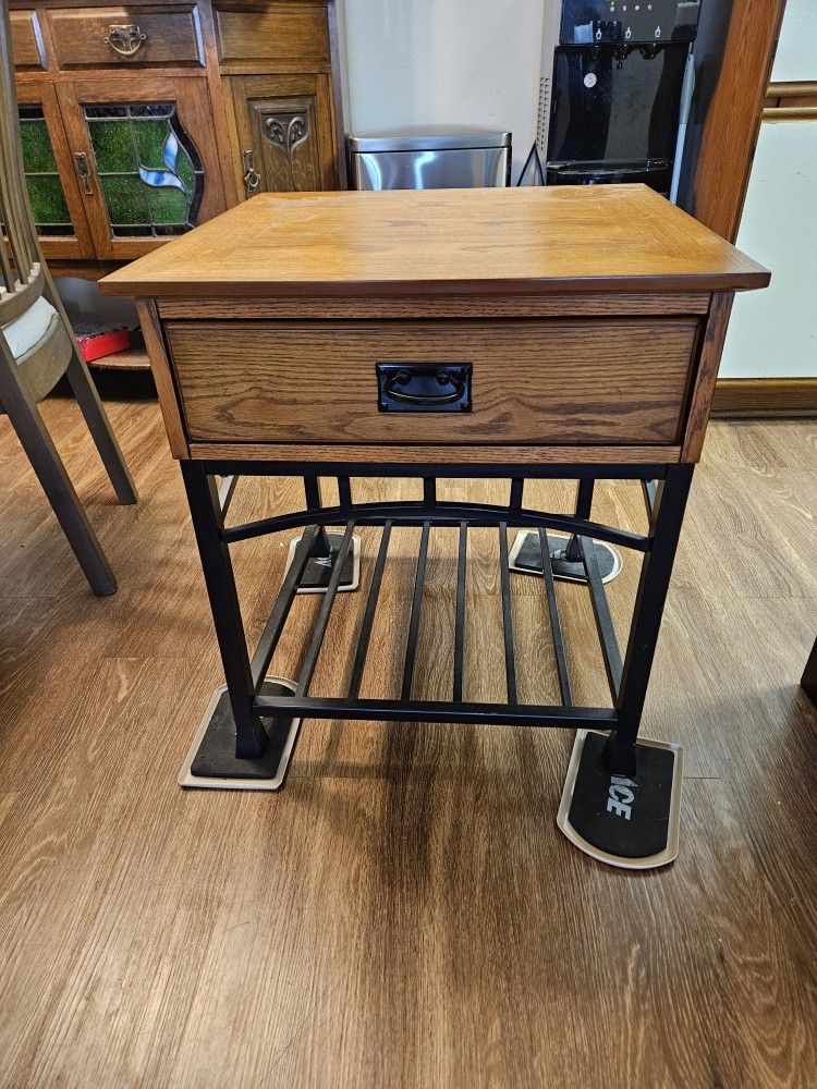 End Table Oak