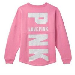 VS PINK crew neck shirt.