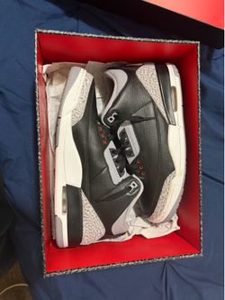Jordan 3 (black cement)