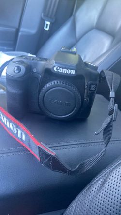 Canon EOS 40 digital camera with two extra batteries