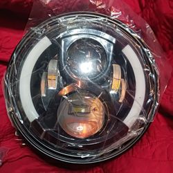 Led Motorcycle Headlight With Built In Turn Signals 