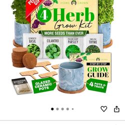 Homegrown deluxe herb grow kit