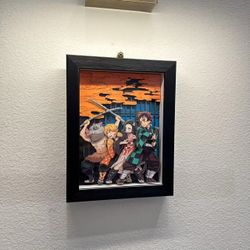 Demon Slayer 3D Poster Wall Art 
