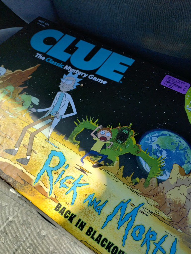 Rick And Morty Boardgame Clue