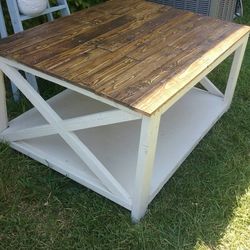 Rustic coffee table