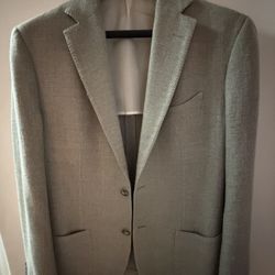 Suitsupply Havana Blazer – Size 50 (40 US) Slim Fit – Summer Fabric (Wool/Silk/Linen/Cashmere) – Like New
