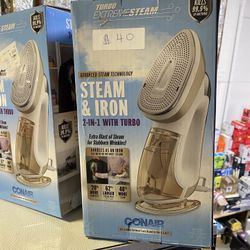 Turbo Handheld Steamer & Iron