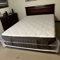 Queen Size Mattress Stearns Foster LUX ESTATE MOORE Pillow Top 14” inches Thick Firm New From Factory Delivery Same Day 