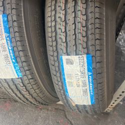 ST 225/75/15 Trailer Tires 10ply 