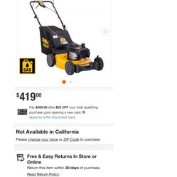 Lawn Mower Self Propelled