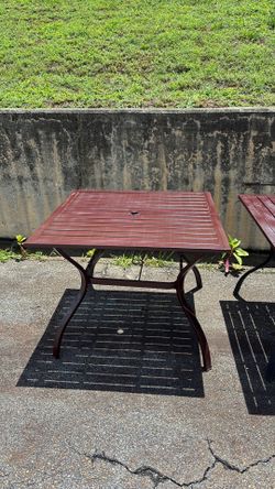 Outdoor tables