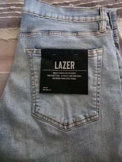 Lazer Light Wash Denim Jeans