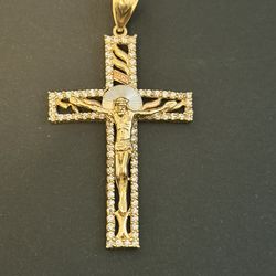 14k gold cross